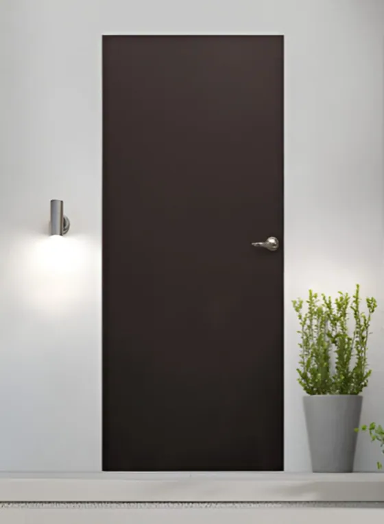Puerta de acceso Chocolate Texturizado