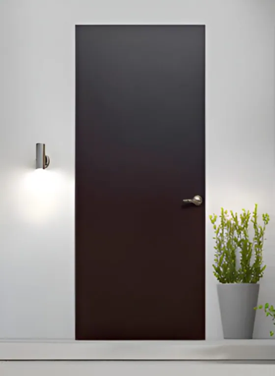 Puerta de intercomunicación Chocolate Texturizado